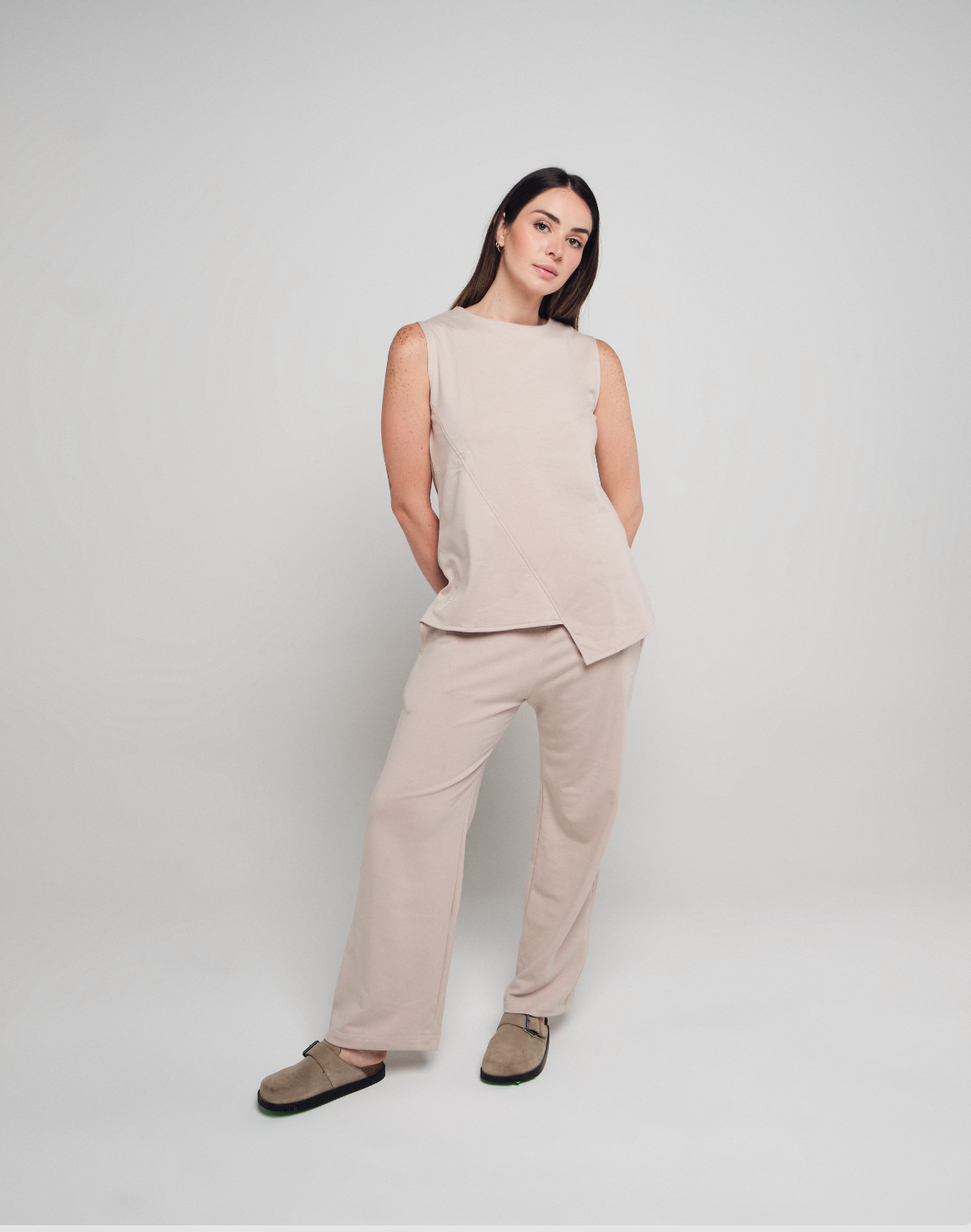 BLUSH PANTS SET