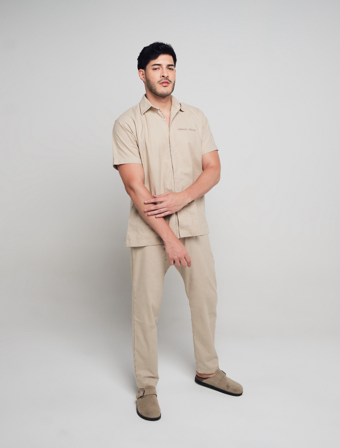 LINEN PANTS SET