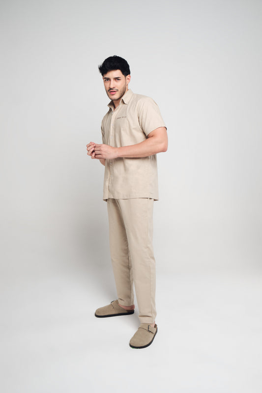 LINEN PANTS SET