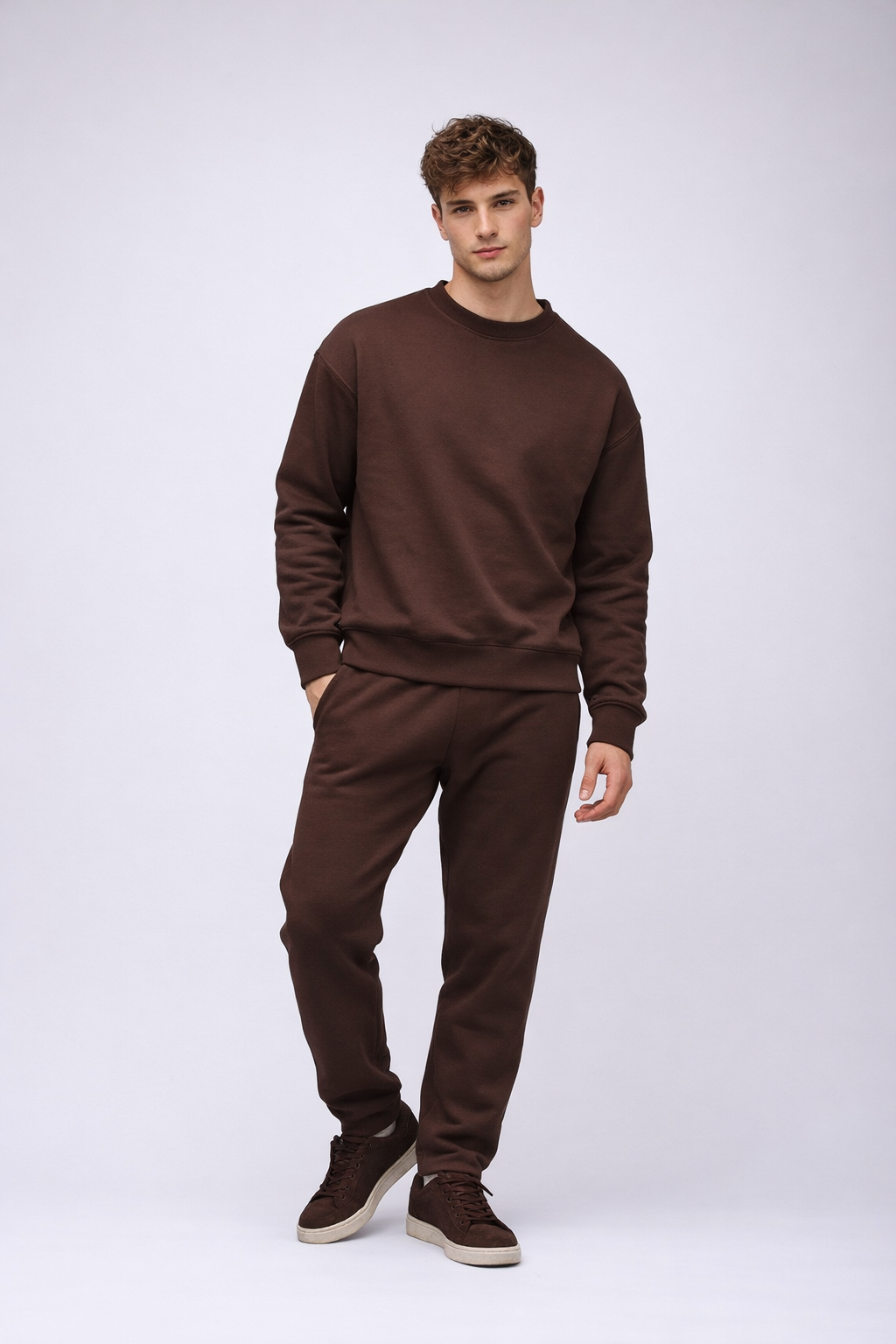 CHOCOLATE CREWNECK SET