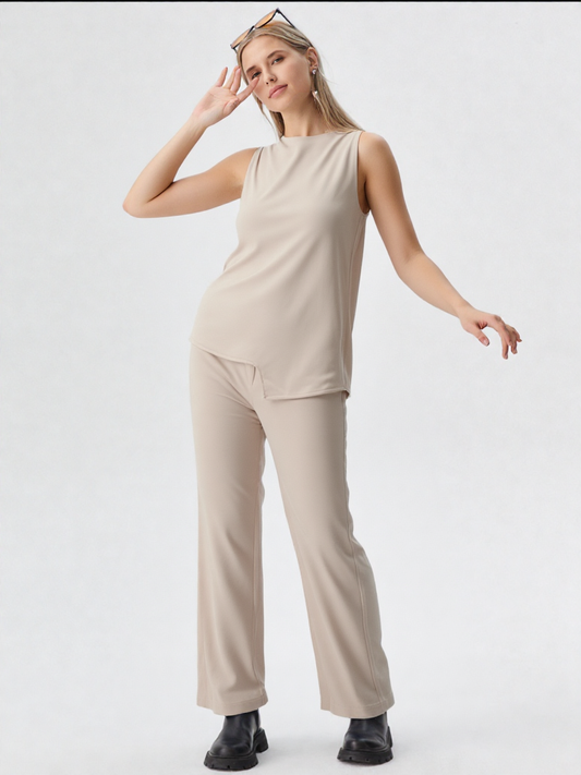 BLUSH PANTS SET