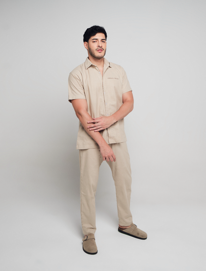 LINEN PANTS SET