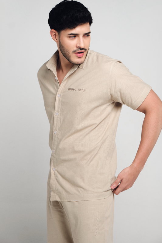 LINEN PANTS SET