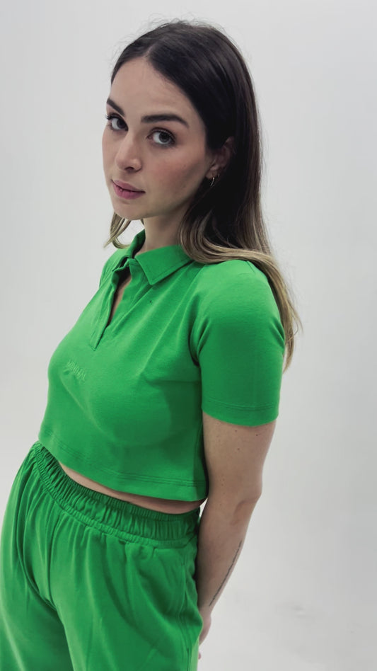 POLO CROPTOP SET